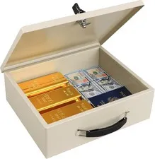 Caja De Documentos Ignifuga Con Cerradura De Llave Caja De Almacenamiento Segura