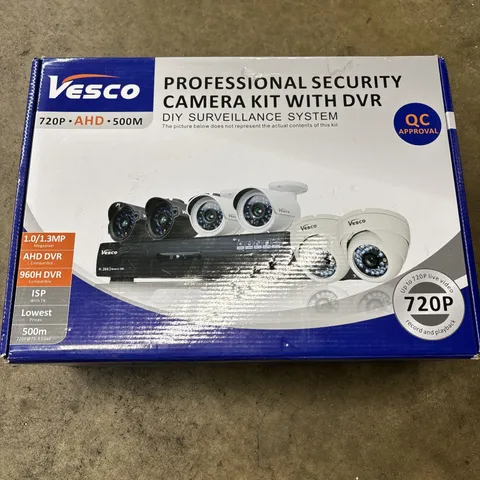 Vesco Professional Security Camera Kit With DVR