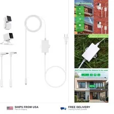 50Ft/15m Outdoor Power Adapter Compatible with Wyze Cam V4,Duo Cam Pan,WYZE P...