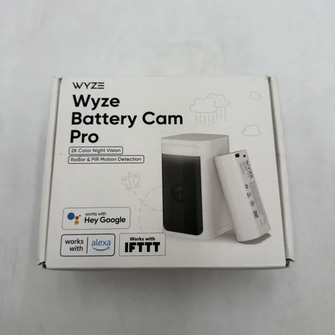 Wyze Battery Cam Pro 2k HDR Wireless Outdoor/Indoor Security Camera