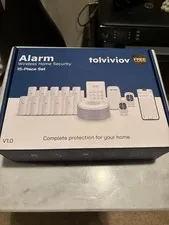 tolviviov Wireless Home Security DP-W2 Alarm Siren Keypad Wi-Fi Set