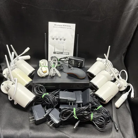 Wireless Security Camera System SMONET 6 Camera Home Surveillance DVR Kit