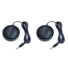 2X Car Radio Speaker External  Speaker 3.5mm with 1.5M Cable for8458