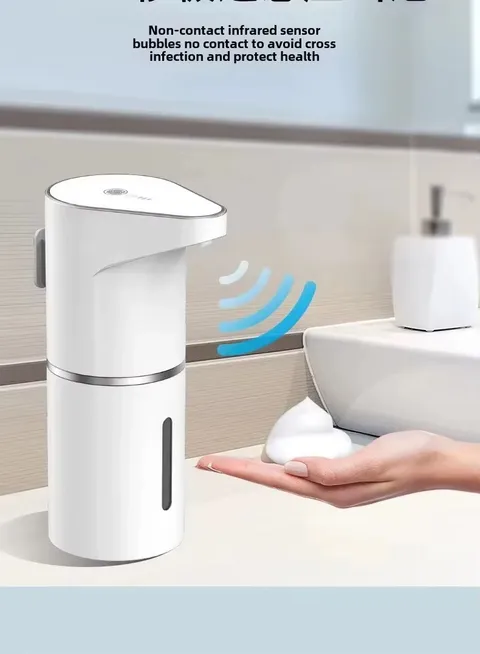 Automatic Soap Dispenser Touchless Foam Hand Sanitizer Wall Mount Rechargeable.