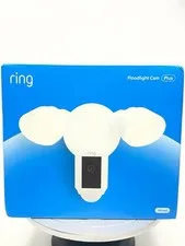 Ring Floodlight Cam Plus WIRED White 1080p Outdoor Motion Camera