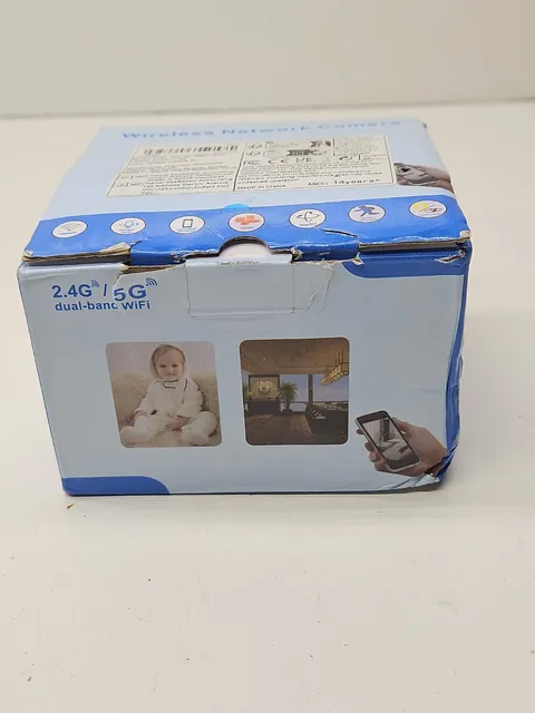 1pc 2.0MP HD Wireless Home Security Camera/360°/2.4/5G WiFi Smart Cam