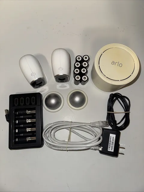 Arlo 1st Gen Wireless Security Camera System With Batteries 2Pc