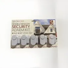 Space and Home Door & Window Security Alarm Kit - 5 Pack - Alarm Sounds