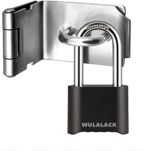 Outdoor Combination Lock, Heavy Duty Weatherproof Pad Locks with Code Resettable