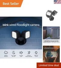 Night Vision Wired Security Camera - 1080p HD, Siren, Cloud Storage Included