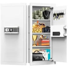 31.5" Tall Fireproof Wall Safes Between the Studs 16" Centers, Hidden Wall Sa...