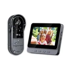 Doorbell Camera Wireless No Subscription with Monitor, Waterproof Video Intercom