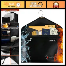 Fireproof Hidden Compartment Safe for Home & Travel - Secret Cash Hiding Hanger
