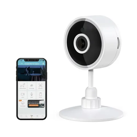Purrsight Mini HD Wi-Fi Pet Camera, Indoor Security Camera for Cats and Dogs