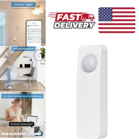 Battery Powered Motion Sensor 2  Life Compatible with Smart Assistants