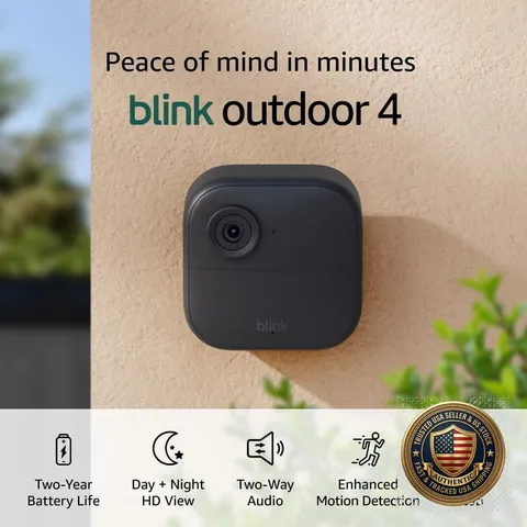 Wireless Smart Security Camera Outdoor 2-Year Battery Life Two-Way Talk