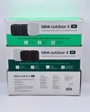 Blink Outdoor 4 XR 2 Security Camera Kit with XR Sync Module & 4x Coverage - NEW