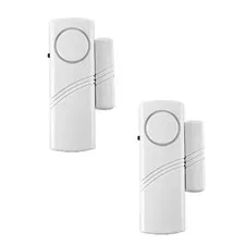 2 Pack Door Window Alarm Magnetic Sensor Loud Home Security Alert