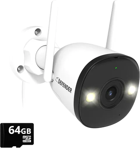 Outdoor Security Camera with WiFi 6 & Bluetooth – AI Human & Vehicle Detection
