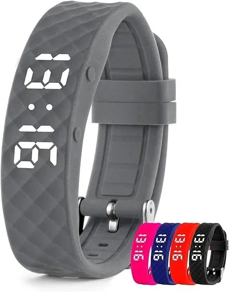 Vibrating Alarm Reminder Watch - with up to 10 Personal Alarms or Pill Reminders