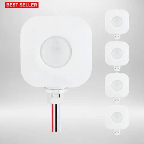Sensor Switch Ceiling Mount 5 Pack 360 Degree PIR Infrared Passive Light