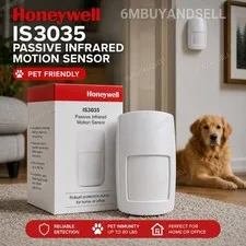 Honeywell IS3035 Passive Infrared Motion Sensor Pet Friendly Wired PIR White