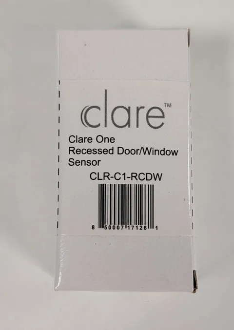 Clare One Recessed Door/Window Sensor (CLR-C1-RCDW) New In Box