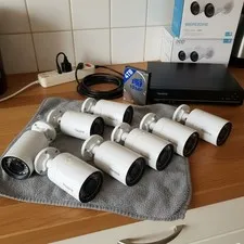 Top-of-the-Line 12MP Security Camera System with Color Night Vision & Detectors