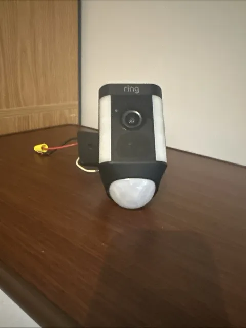 Ring Spotlight Cam Wired Black