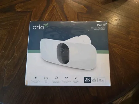Arlo Pro 3 Floodlight Indoor/Outdoor Security Camera - White