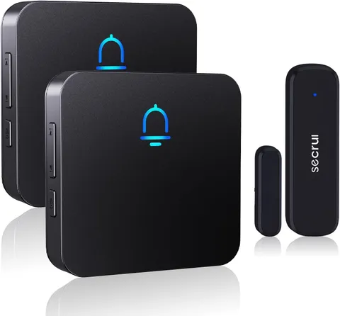 SECRUI Wireless Door Chimes When Door Open Entry for Business/Home/Office/Store