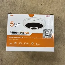 Digital Watchdog MEGApix DWC-PPVF5Di1TW 5MP IR Fisheye Dome IP Security Camera
