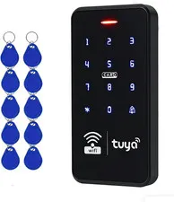 LIBO Tuya Smart Access Control System with 10 IC Key Fobs | IP68 Weatherproof Ke