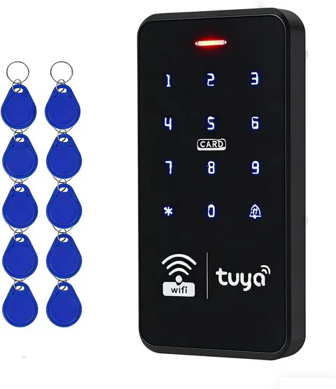 LIBO Tuya Smart Access Control System with 10 IC Key Fobs | IP68 Weatherproof Ke