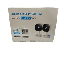 Yoosee 2-Pack Indoor WiFi Cameras 2K Motion Detection Night Vision Audio