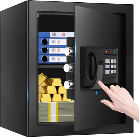 2.3 Cuft Fire Proof Safe for Home Documents Use, Small Home Safes Water and Fire