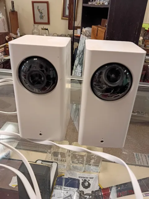 Lot of 2 Wyze Cam Pan V1 1080p Wi-Fi Cameras WYZECP1 - Tested Work Great!