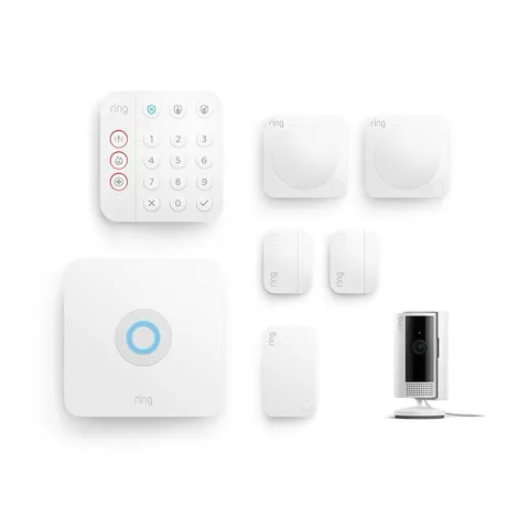 Ring Alarm System 2nd Gen 8 Piece Kit Inc Indoor Camera  Security System PACK M