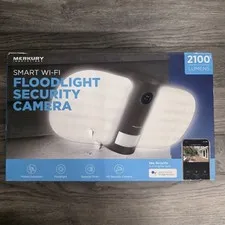 Merkury Innovations Smart Floodlight Camera (MI-CW016-101W) New Open Box