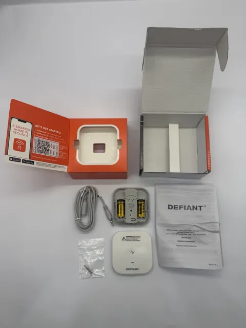 Defiant SWLZ20BWB Smart WiFi Water Leak Detector 4ft Cable Hubspace
