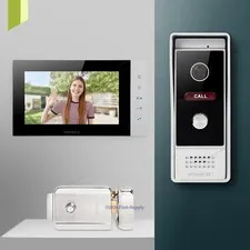 HOMSECUR HD Video Doorphone Intercom Door Bell Night Vision Monitoring Security