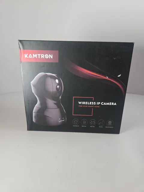 Kamtron Wireless IP Security Camera Model 826 WiFi Smart Home Pan Tilt Night