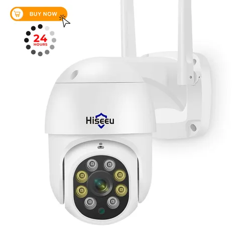 Hiseeu 3MP Security Camera Outdoor,WiFi 1 Count (Pack of 1), PTZ
