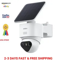 Security Camera Wireless Outdoor 4K TrueColor Night Vision AI Detection 360 Auto