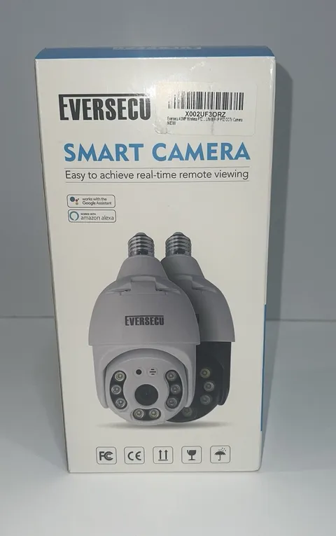 EVERSECU HD WiFi Light Bulb Security Camera