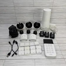 SimpliSafe Home Security System 3 Wireless Outdoor 1 Indoor Cameras 16 Pc BUNDLE