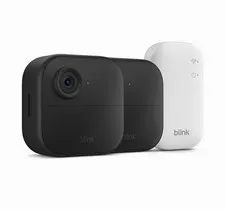 Blink Outdoor 4 2-Camera System Black w/ Sync Module 2, 2-Way Audio, Alexa
