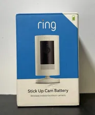 Ring -Stick Up Cam - Indoor/Outdoor Wireless 1080p Security Camera - OPEN BOX