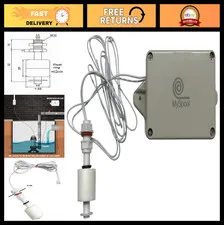Water Level Alert System - Text & Email Notifications, Battery-Powered Float Sen