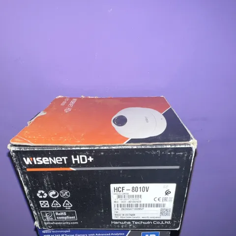 Wisenet HD+ HCF-8010V 5MP Analog Fisheye Dome Camera Wired Day/Night